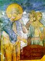 Фрески Спасо-Преображенского собора Мирожского монастыря. Фрагмент